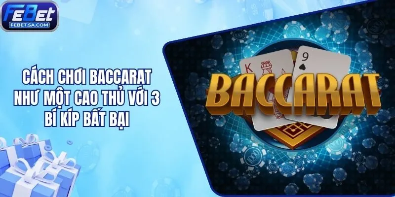 Cách Chơi Baccarat Như Một Cao Thủ Với 3 Bí Kíp Bất Bại